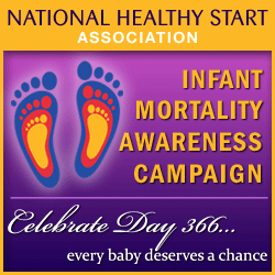 Logo for National Infant Mortality Awareness Month