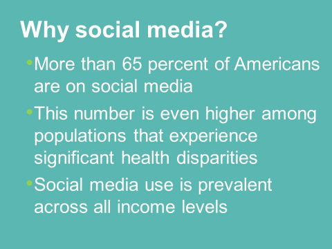 Why social media