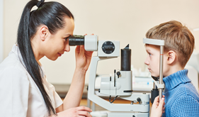 Boy Getting Eye Exam