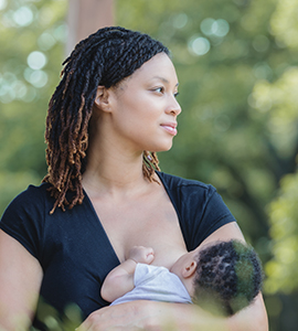 breastfeeding mother