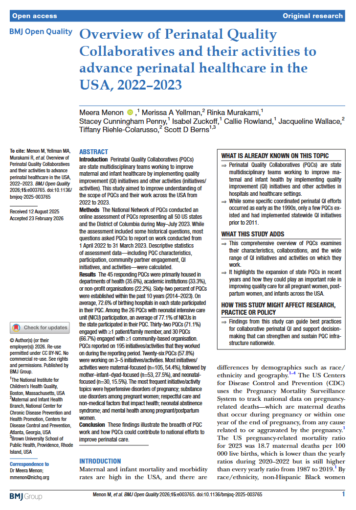 First page of the article